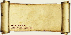 Lana Jankov vizit kartica